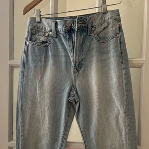 Madewell perfect summer vintage straight jeans